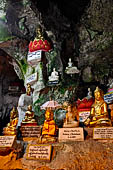 Inle Lake Myanmar. Pindaya, the famous Shwe Oo Min pagoda, a natural cave filled with thousands of gilded Buddha statues. 